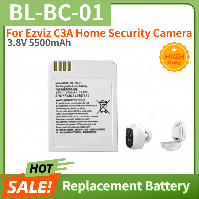 Home Security Battery Replacement - Ezviz C3A Ev Güvenlik Kamerası için