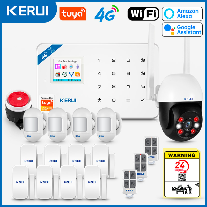 Home Security Front Door Camera - KERUI W184 4G Tuya Akıllı WIFI