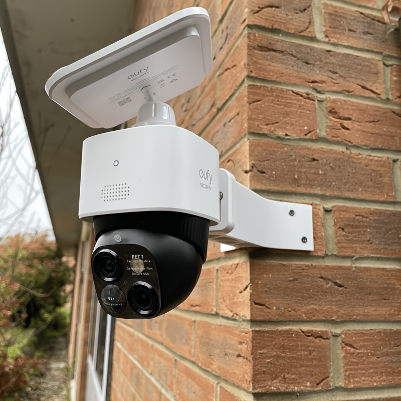 Eufy Camera E220 - Beyaz Eufy S340 bağımsız kamera, köşe